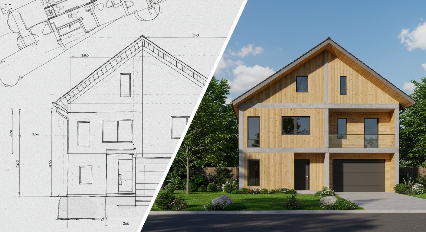 Completed construction project